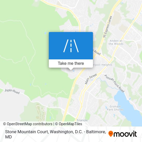 Mapa de Stone Mountain Court