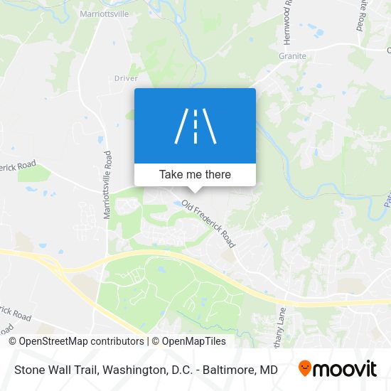 Mapa de Stone Wall Trail