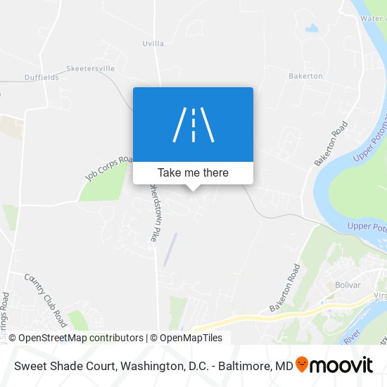 Mapa de Sweet Shade Court
