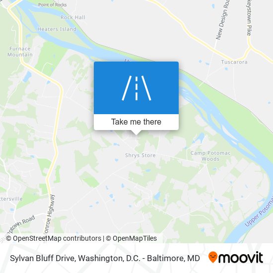 Sylvan Bluff Drive map