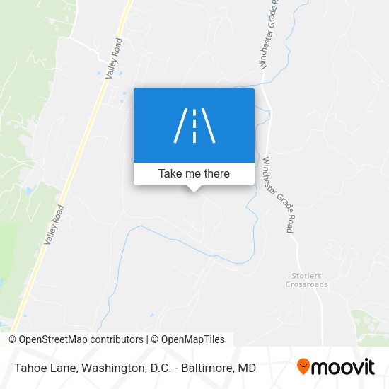 Tahoe Lane map