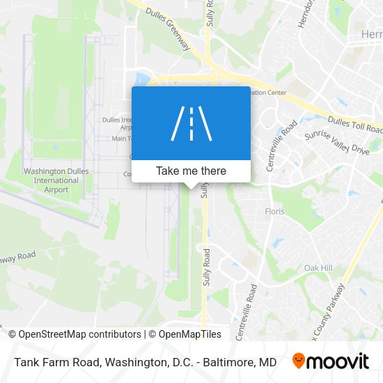 Mapa de Tank Farm Road