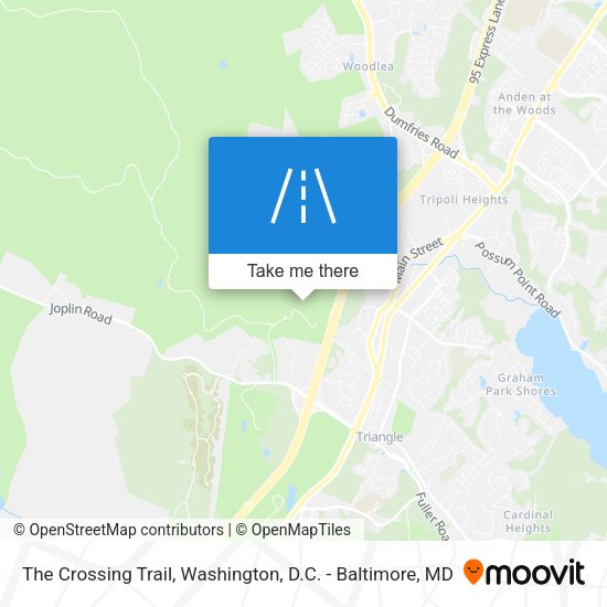 Mapa de The Crossing Trail