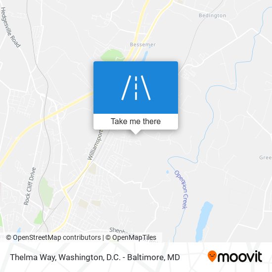 Thelma Way map
