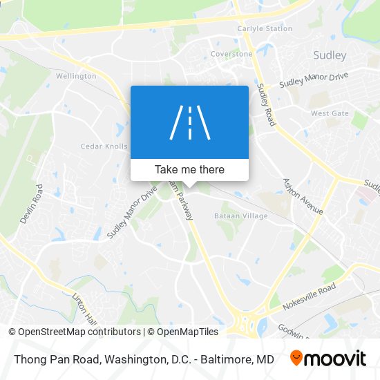 Mapa de Thong Pan Road