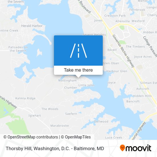 Thorsby Hill map