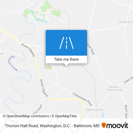 Mapa de Thorton Hall Road