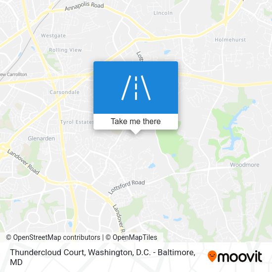Thundercloud Court map