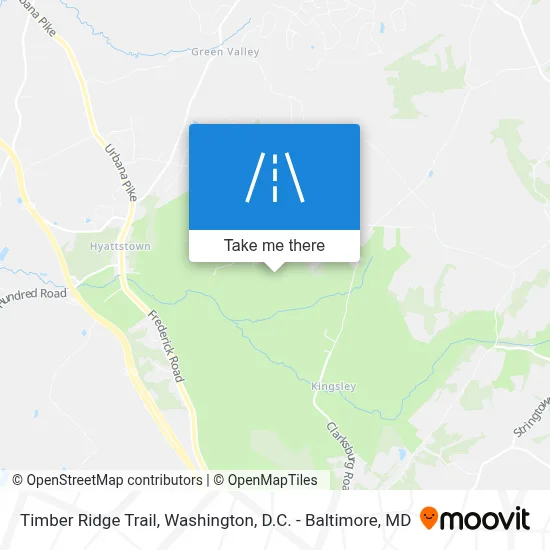 Timber Ridge Trail map