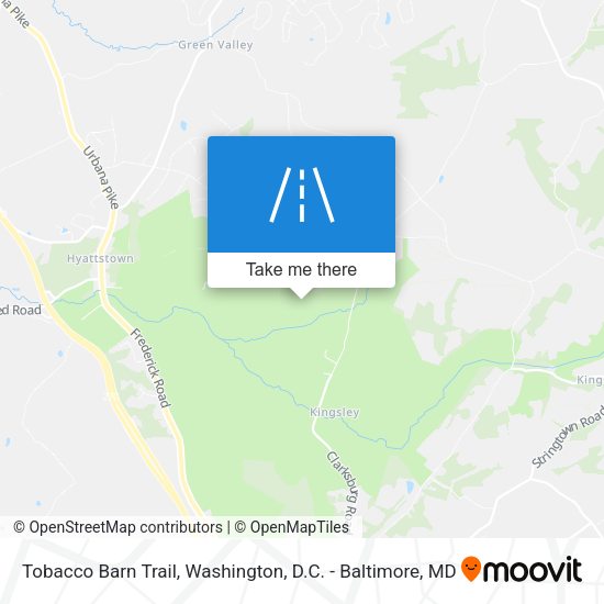 Tobacco Barn Trail map