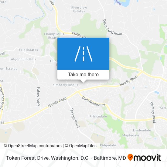 Mapa de Token Forest Drive