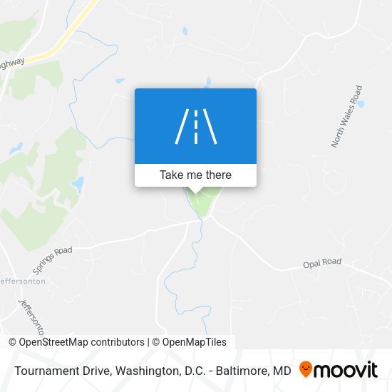 Mapa de Tournament Drive