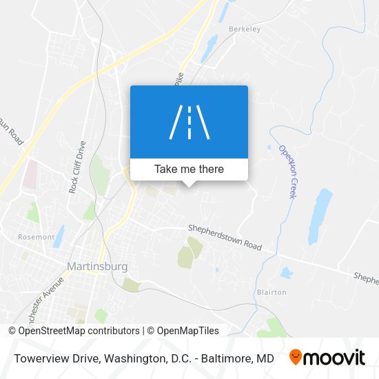 Mapa de Towerview Drive