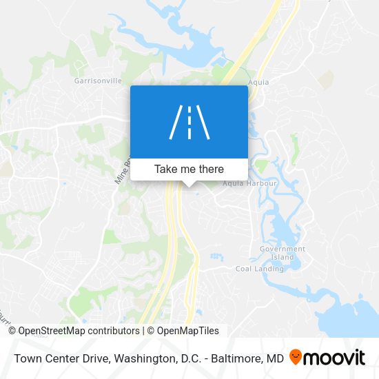 Town Center Drive map