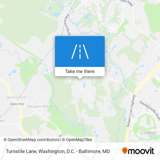 Turnstile Lane map