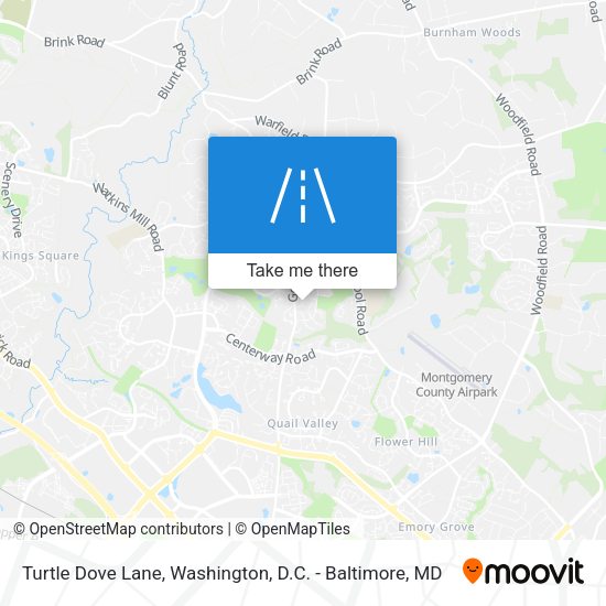 Turtle Dove Lane map