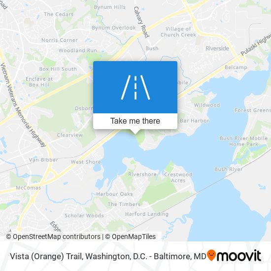 Vista (Orange) Trail map