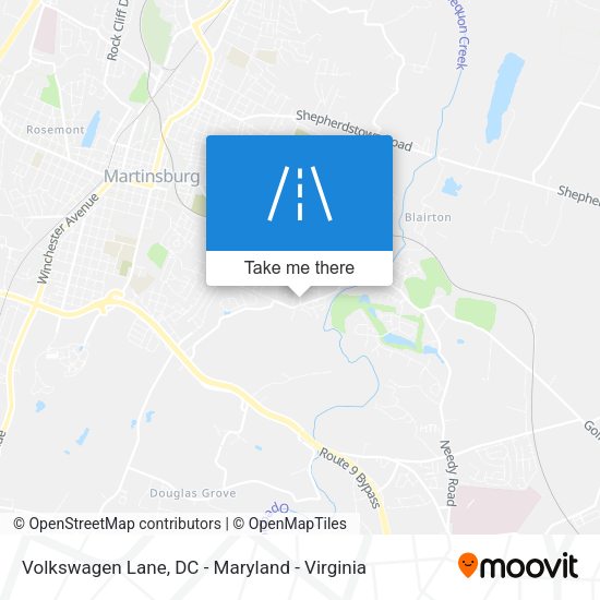 Mapa de Volkswagen Lane