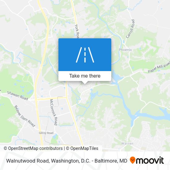 Walnutwood Road map