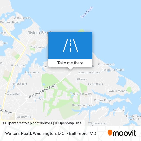 Walters Road map