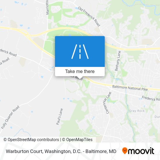 Warburton Court map