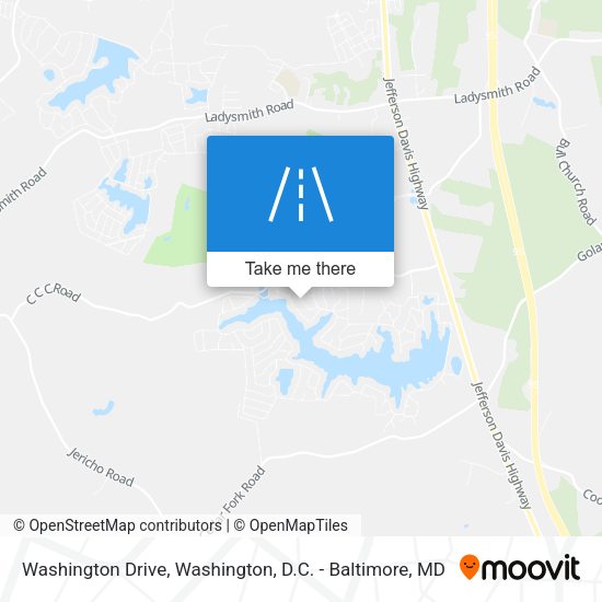 Washington Drive map