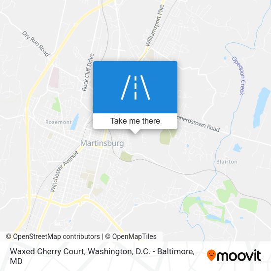 Mapa de Waxed Cherry Court