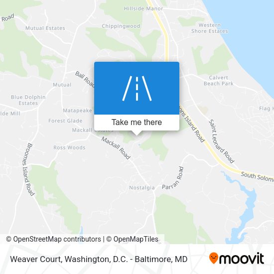 Weaver Court map