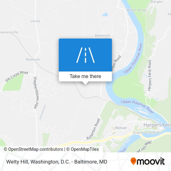 Welty Hill map