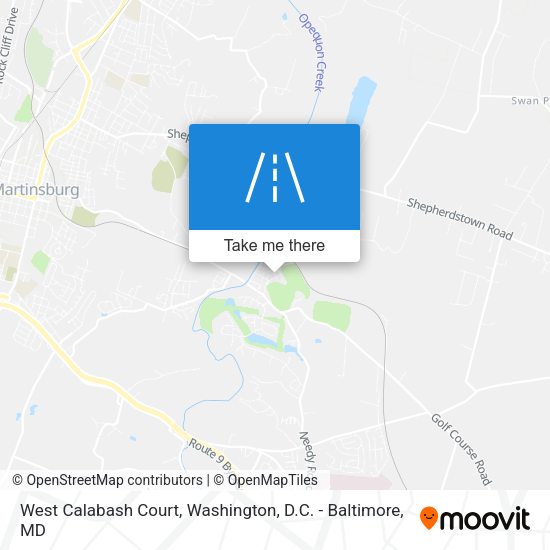 West Calabash Court map