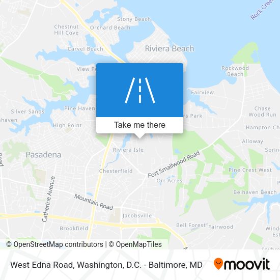 Mapa de West Edna Road