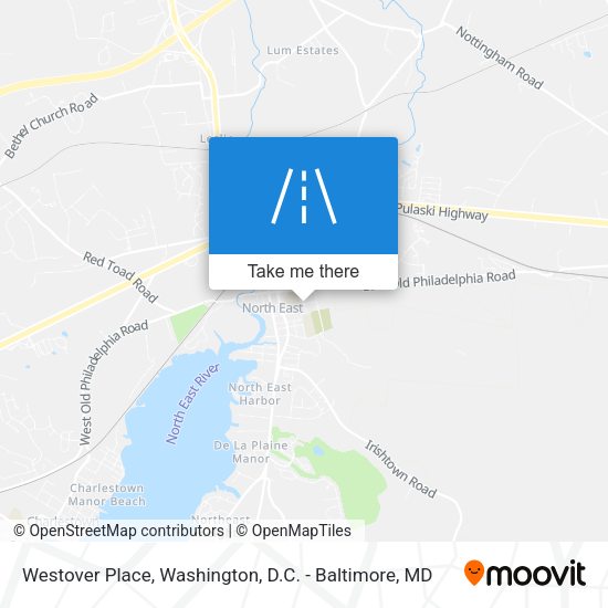 Westover Place map