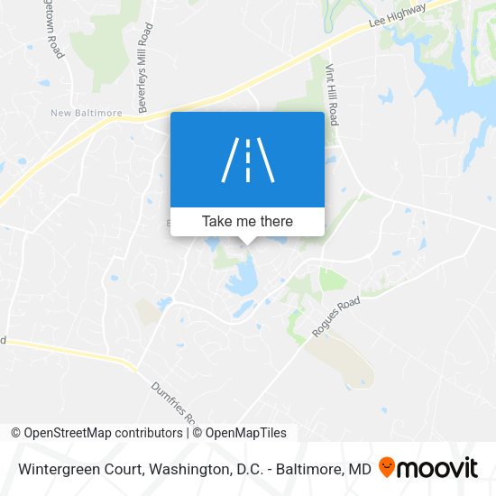 Wintergreen Court map