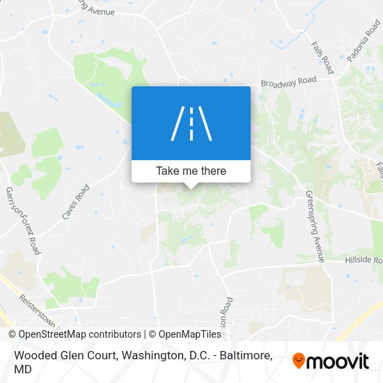 Mapa de Wooded Glen Court
