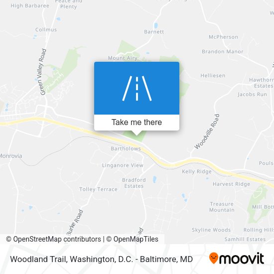 Woodland Trail map