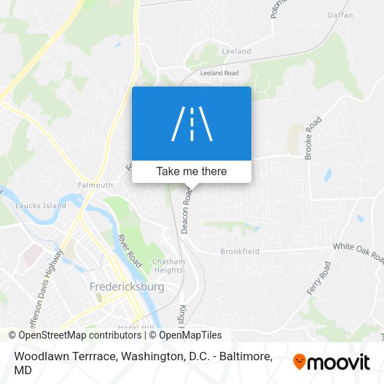 Woodlawn Terrrace map