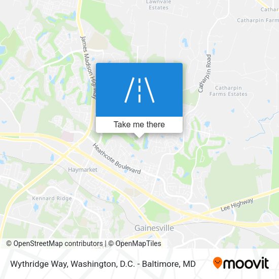 Wythridge Way map