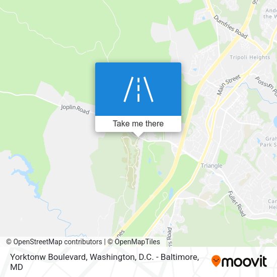 Mapa de Yorktonw Boulevard