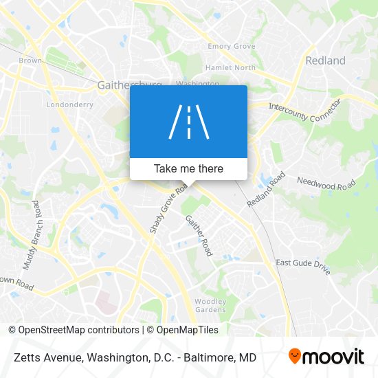 Zetts Avenue map