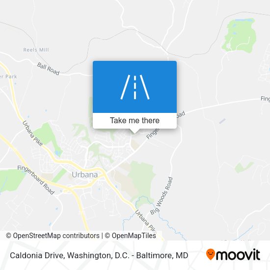 Caldonia Drive map