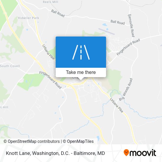 Knott Lane map
