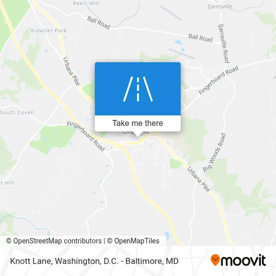 Knott Lane map