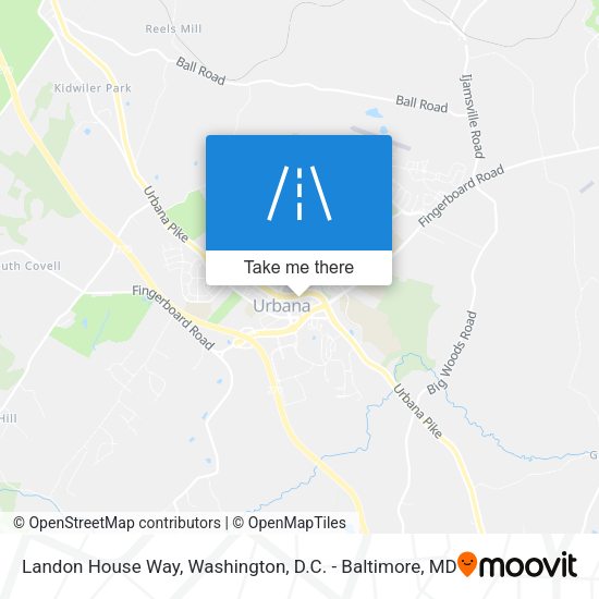 Mapa de Landon House Way