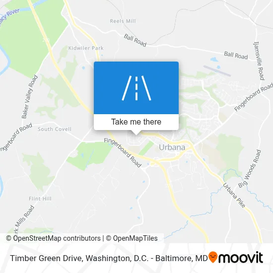 Timber Green Drive map