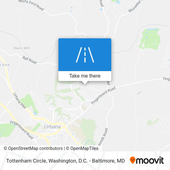Tottenham Circle map