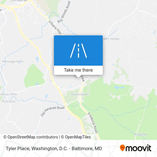 Tyler Place map