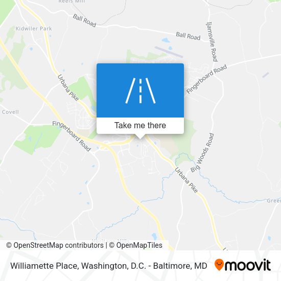 Williamette Place map