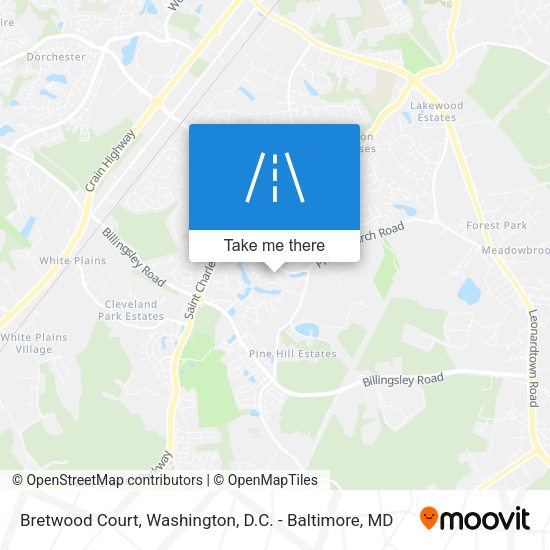 Bretwood Court map
