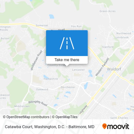 Catawba Court map