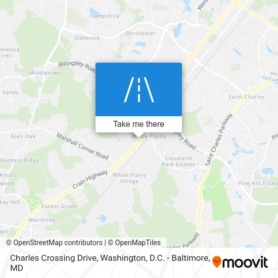 Charles Crossing Drive map